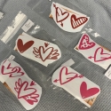 Hearts (2) Removable Decal