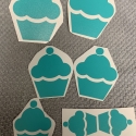 Cupcakes Removable Decals
