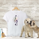 Treble Clef with Splash