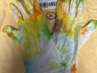 XL Tie Dye Gloves #E10