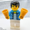 K4 Lego Minifig Handbell Ringer