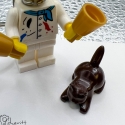 T10 Lego Minifig Addon Cat Brown