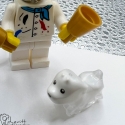 T11 Lego Minifig Addon Dog White