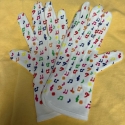 Random Notes Multicolor Gloves