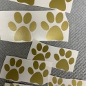 Dog Paws Removable Decals