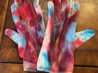 Small Tie Dye Gloves #F