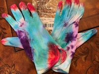 Medium Tie Dye Gloves #ONM5