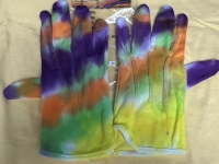 XL Tie Dye Gloves #E13