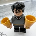 R6 Lego Minifig Harry Potter Gray