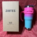 Zibtes 40 Ounce Tumbler Pink to Blue