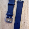 Navy Leather & Silicone Small/Medium